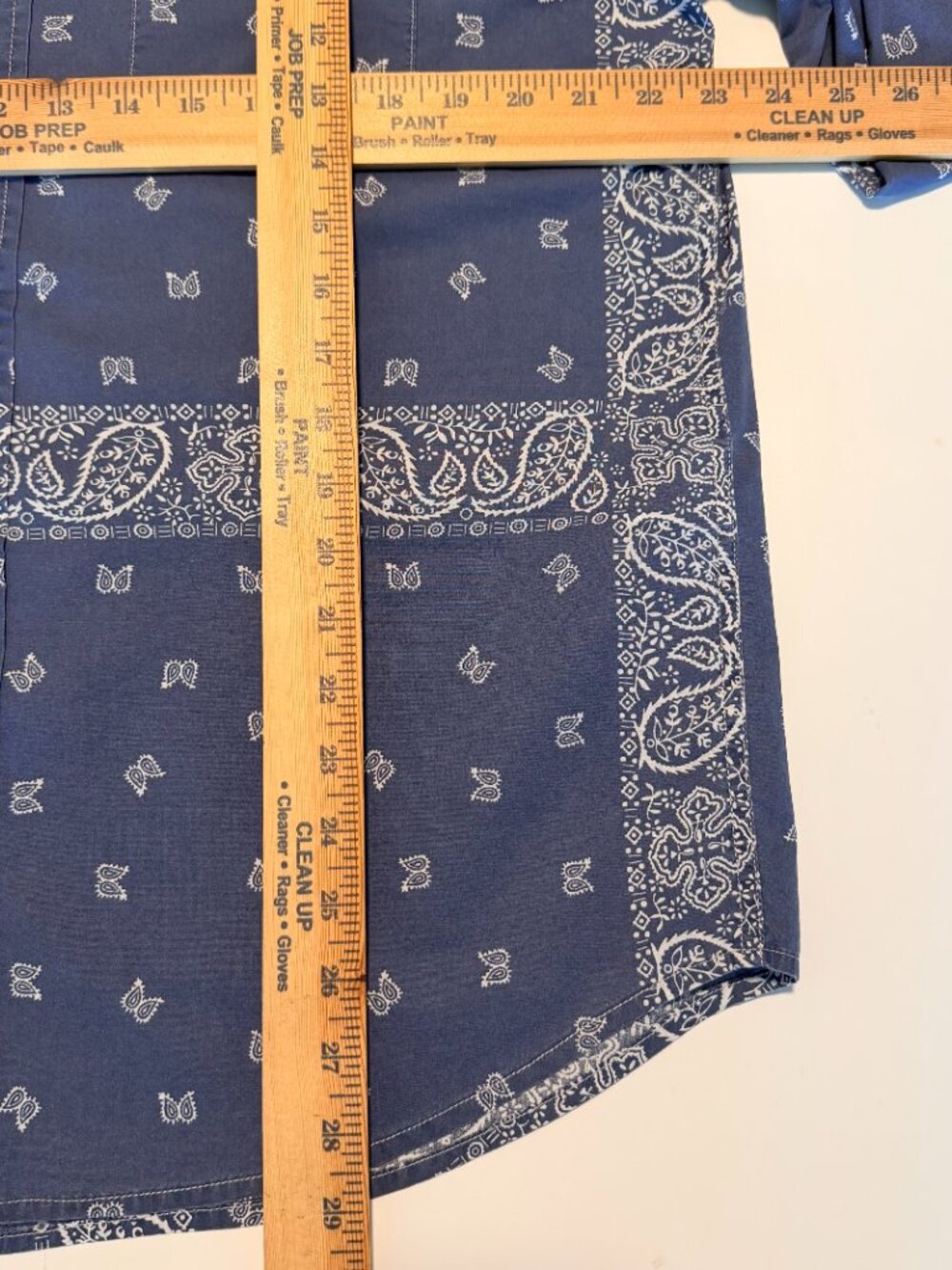 Levis Pearl Snap Western Bandana Paisley Shirt Mens L Rodeo 100% Cotton NWT - Picture 6 of 10
